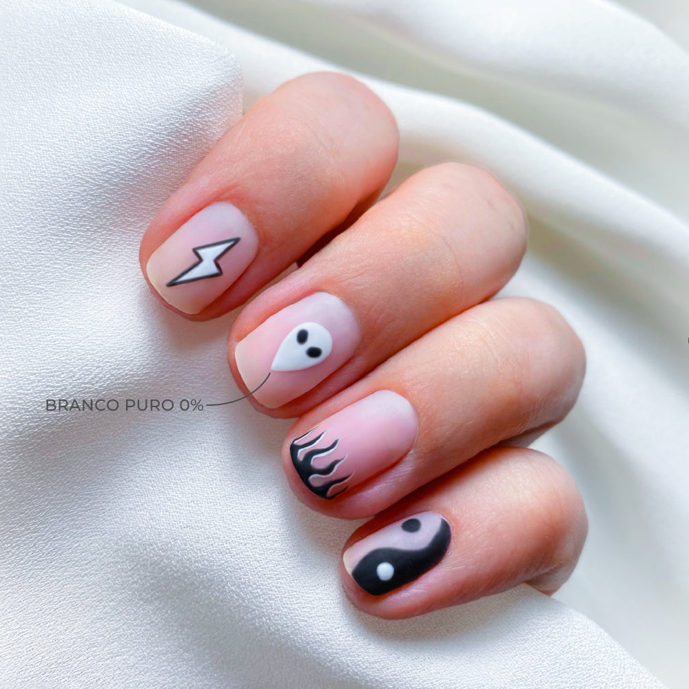 ESMALTE SEMIPERMANENTE BRANCO PURO 0%,