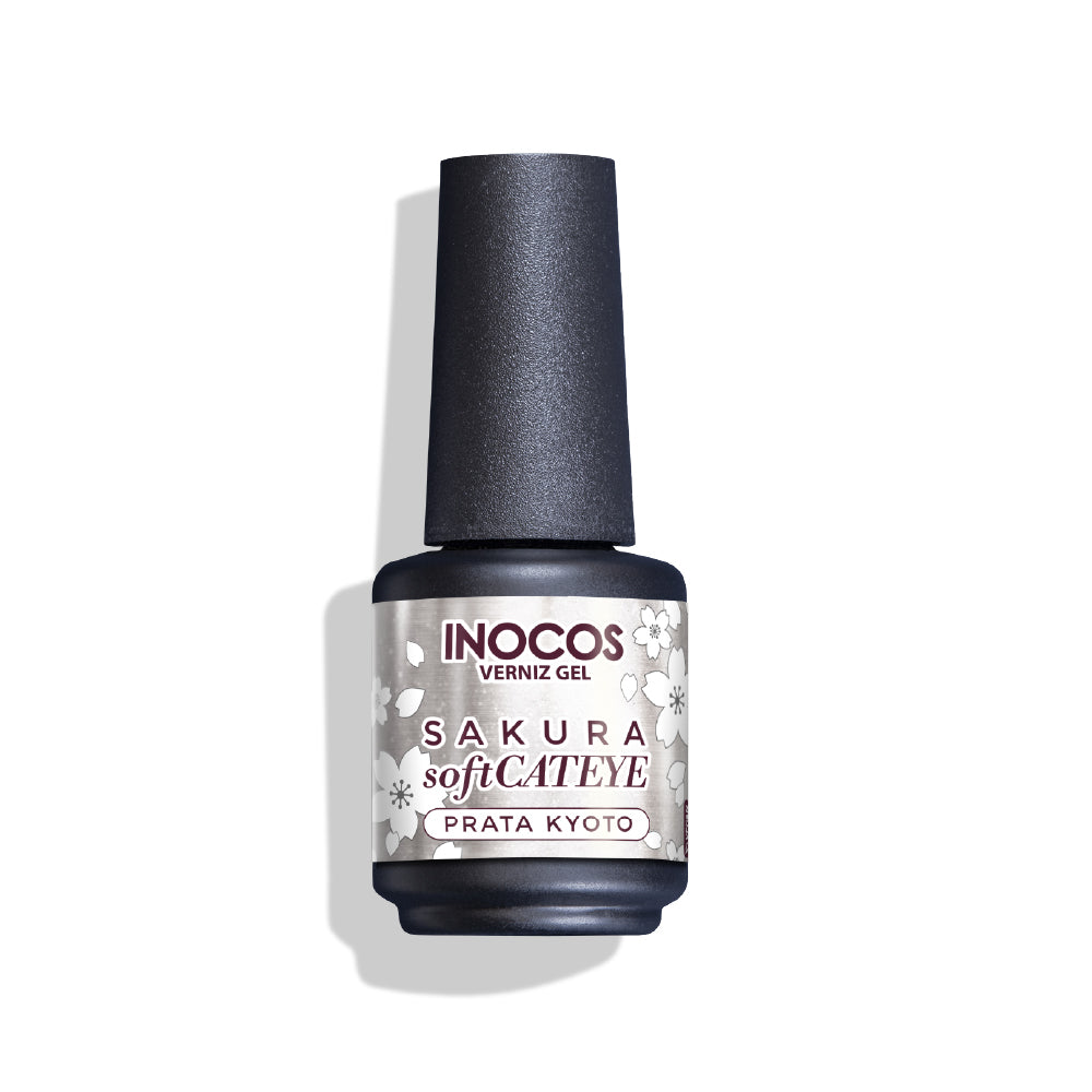 ESMALTE SEMIPERMANENTE INOCOS SOFT CATEYE PLATA KYOTO