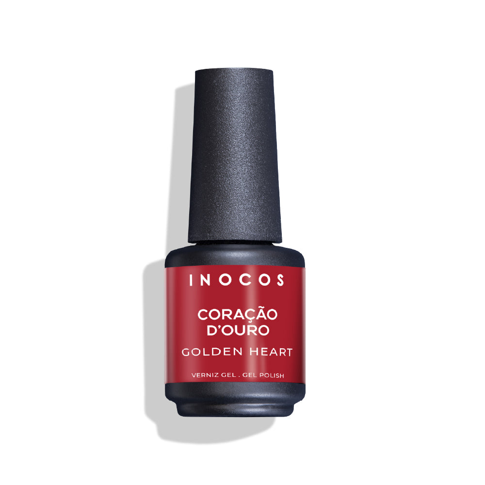 ESMALTE SEMIPERMANENTE INOCOS CORAÇAO D’OURO