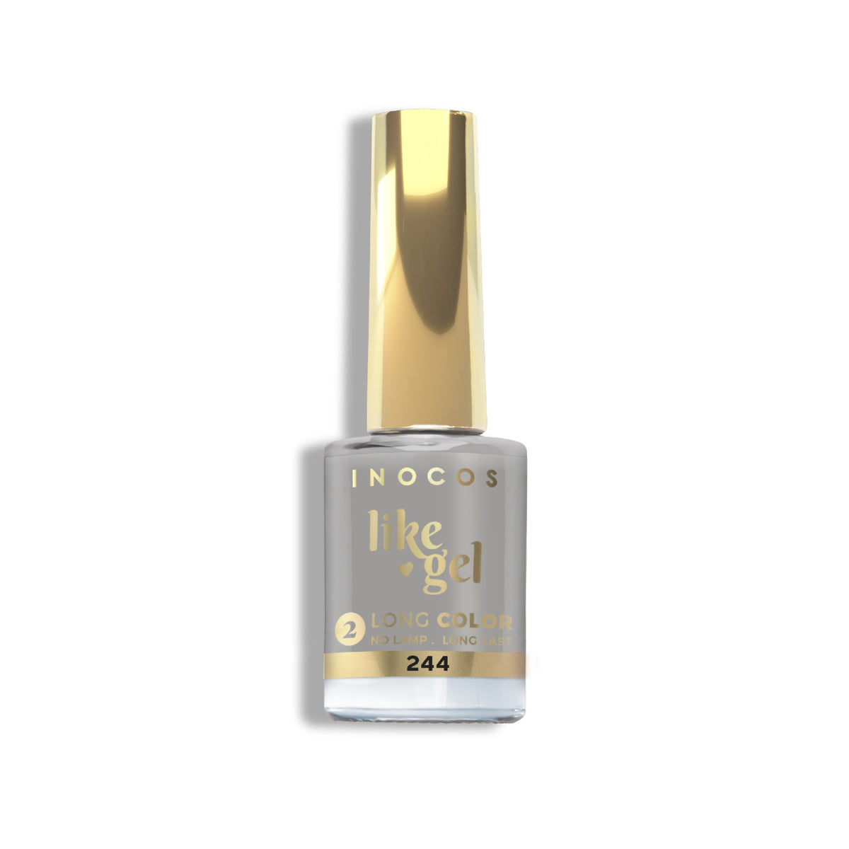Esmalte Like Gel INOCOS 244 Cinza Nevoa