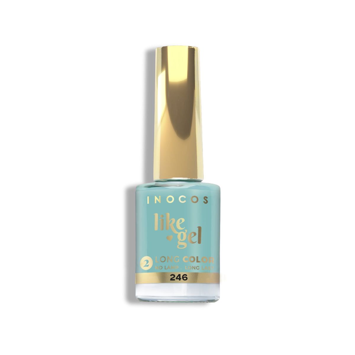 Esmalte Like Gel INOCOS 246 AZUL AGUA